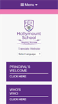 Mobile Screenshot of hollymountschool.org