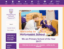 Tablet Screenshot of hollymountschool.org